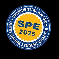 SPE 2025 Outstanding Student Chapter Award Badge